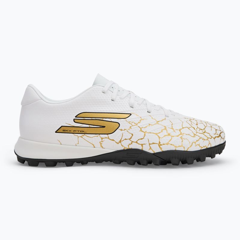 SKECHERS férfi futballcipő Skx_1.5 Academy TF fehér/arany 2