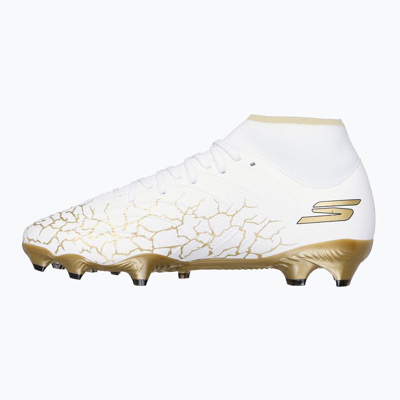 SKECHERS Razor 1.5 Academy FG férfi futballcipő fehér/arany 10