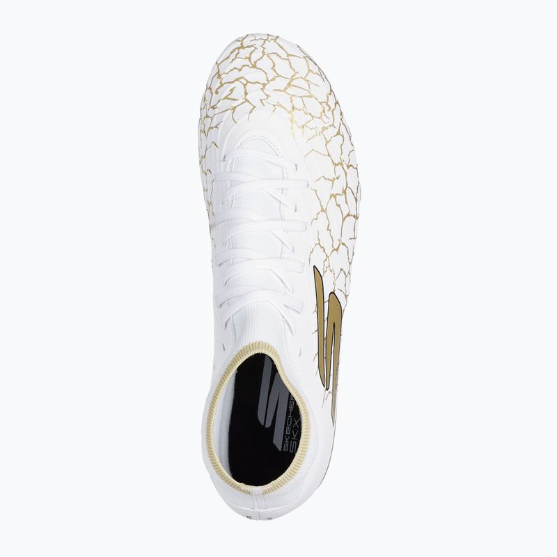 SKECHERS Razor 1.5 Academy FG férfi futballcipő fehér/arany 11