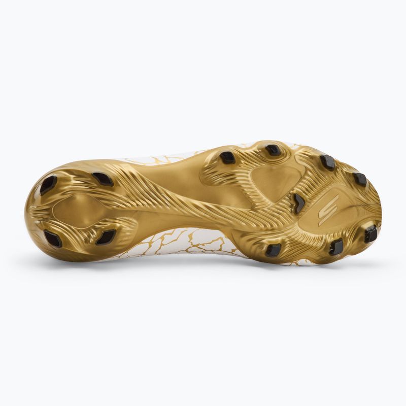 SKECHERS Razor 1.5 Academy FG férfi futballcipő fehér/arany 4