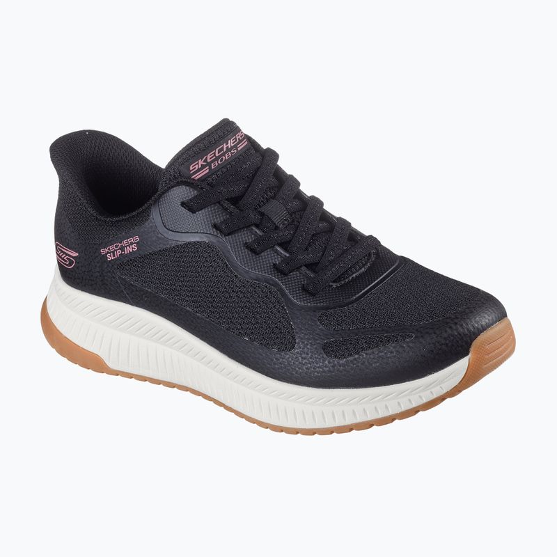 Női cipő SKECHERS Bobs Squad 4 Staple Look fekete 3