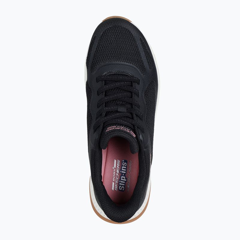 Női cipő SKECHERS Bobs Squad 4 Staple Look fekete 6