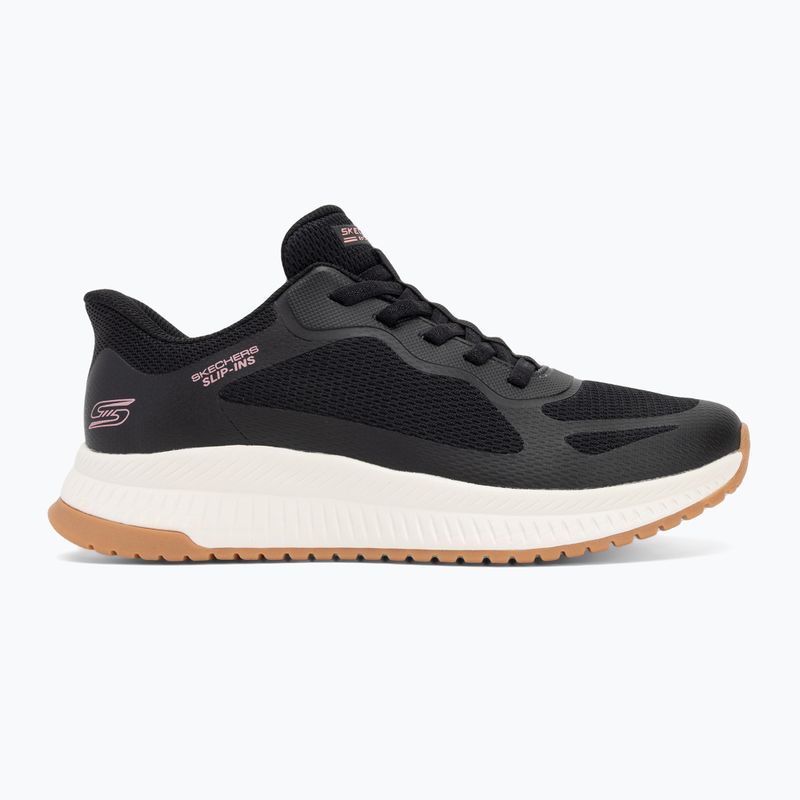 Női cipő SKECHERS Bobs Squad 4 Staple Look fekete 2
