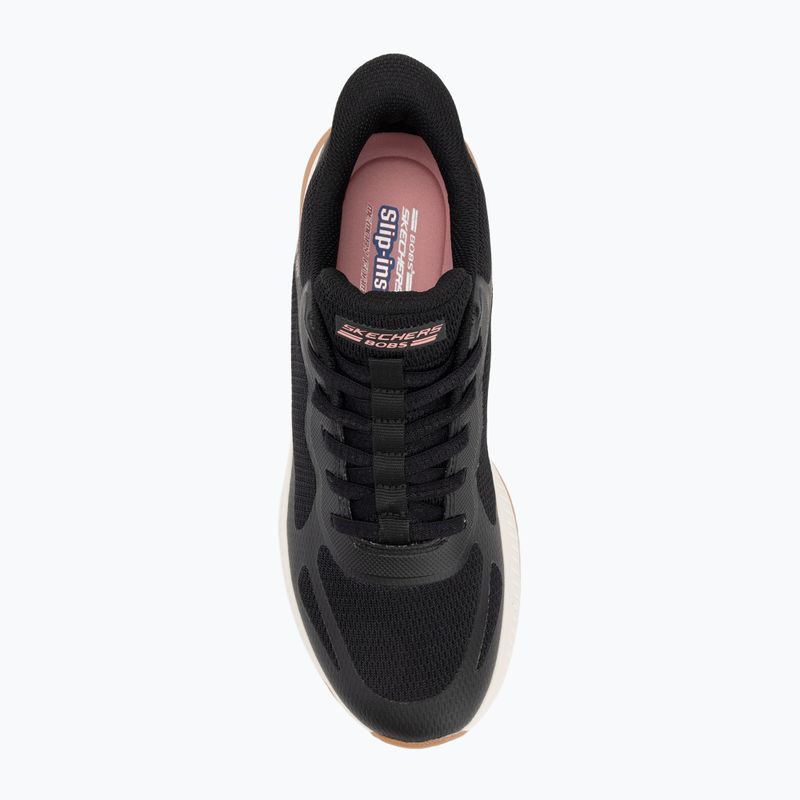 Női cipő SKECHERS Bobs Squad 4 Staple Look fekete 5