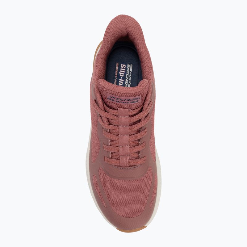SKECHERS női cipő Bobs Squad 4 Staple Look rose 5