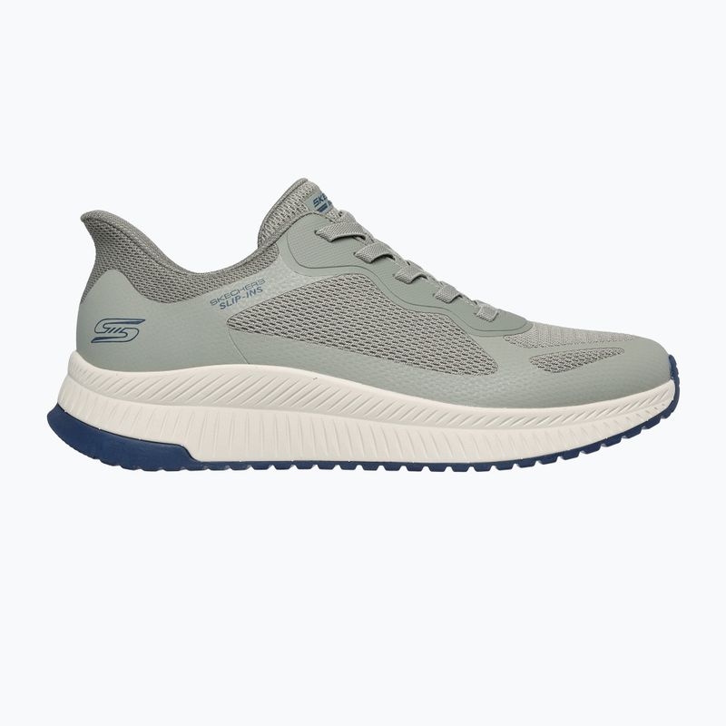 Férfi SKECHERS Bobs Squad 4 oliva színű cipő 2
