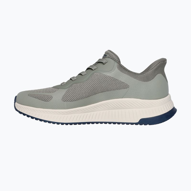 Férfi SKECHERS Bobs Squad 4 oliva színű cipő 4