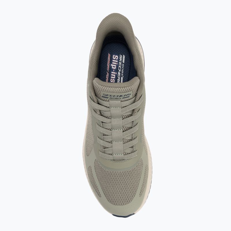 Férfi SKECHERS Bobs Squad 4 oliva színű cipő 5