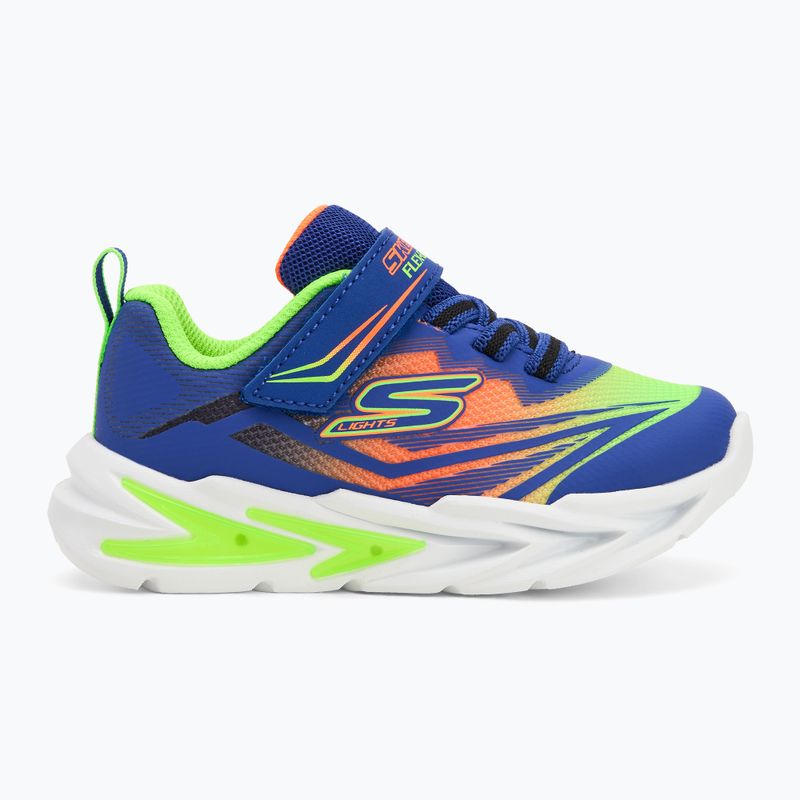 SKECHERS Flex-Glow gyermekcipő Ultra kék/menta 2