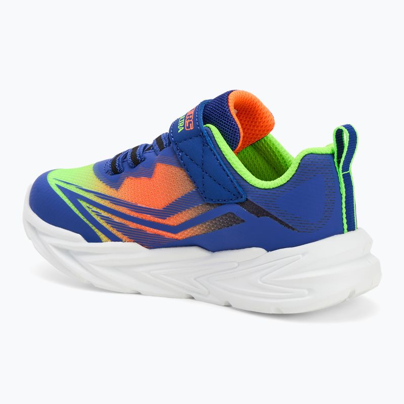 SKECHERS Flex-Glow gyermekcipő Ultra kék/menta 3