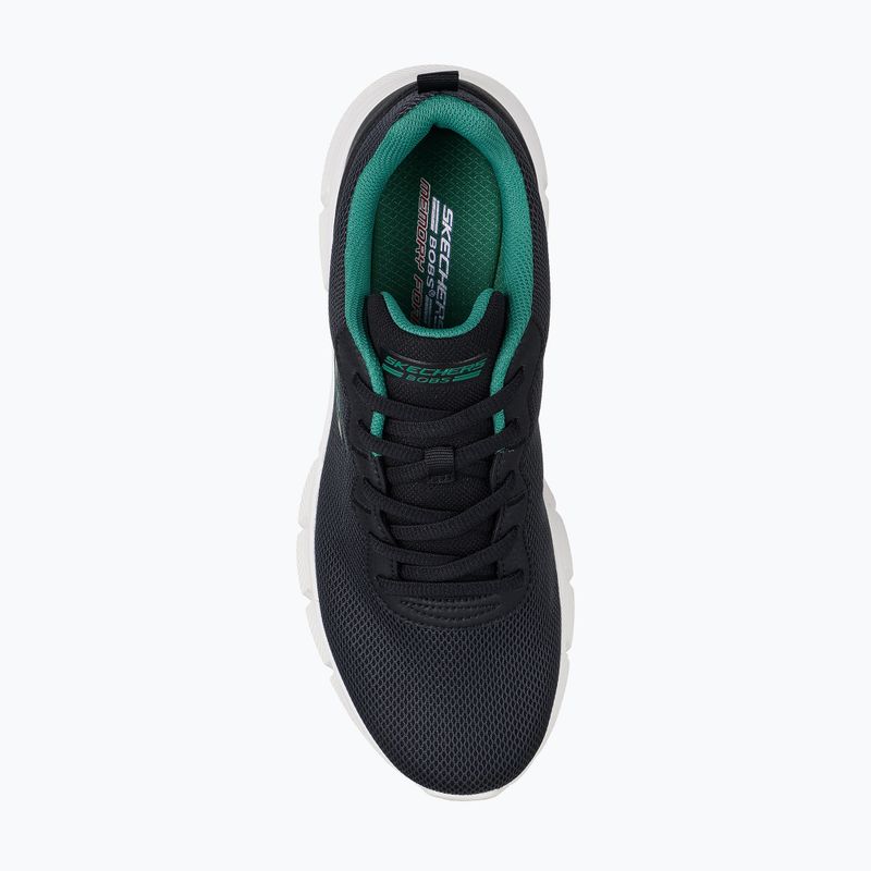 Férfi Skechers Bobs Sport B Flex Icy Edge fekete cipő 5
