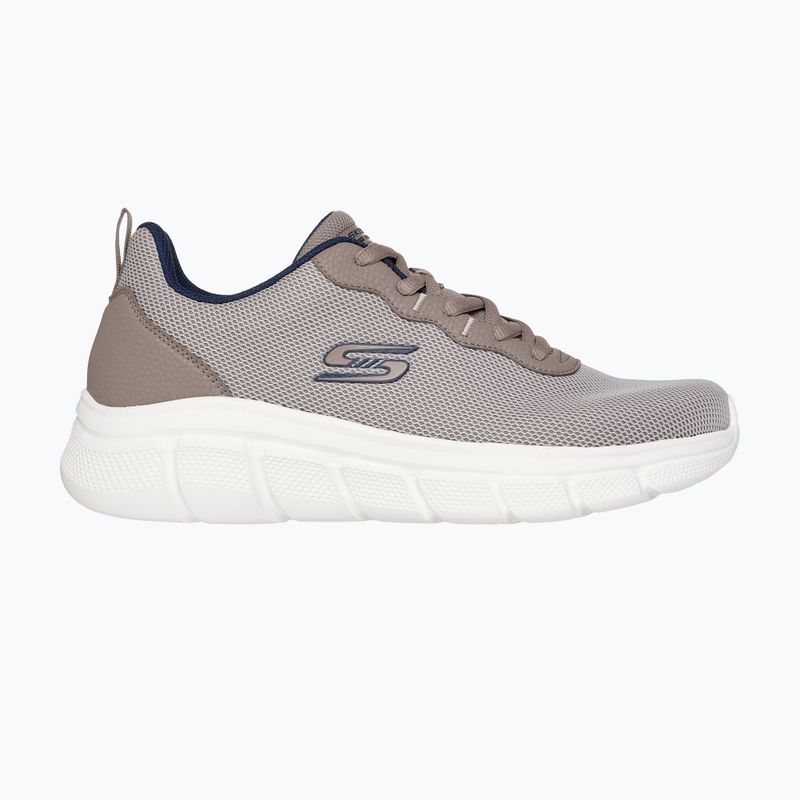 Férfi Skechers Bobs Sport B Flex Icy Edge taupe cipő 2