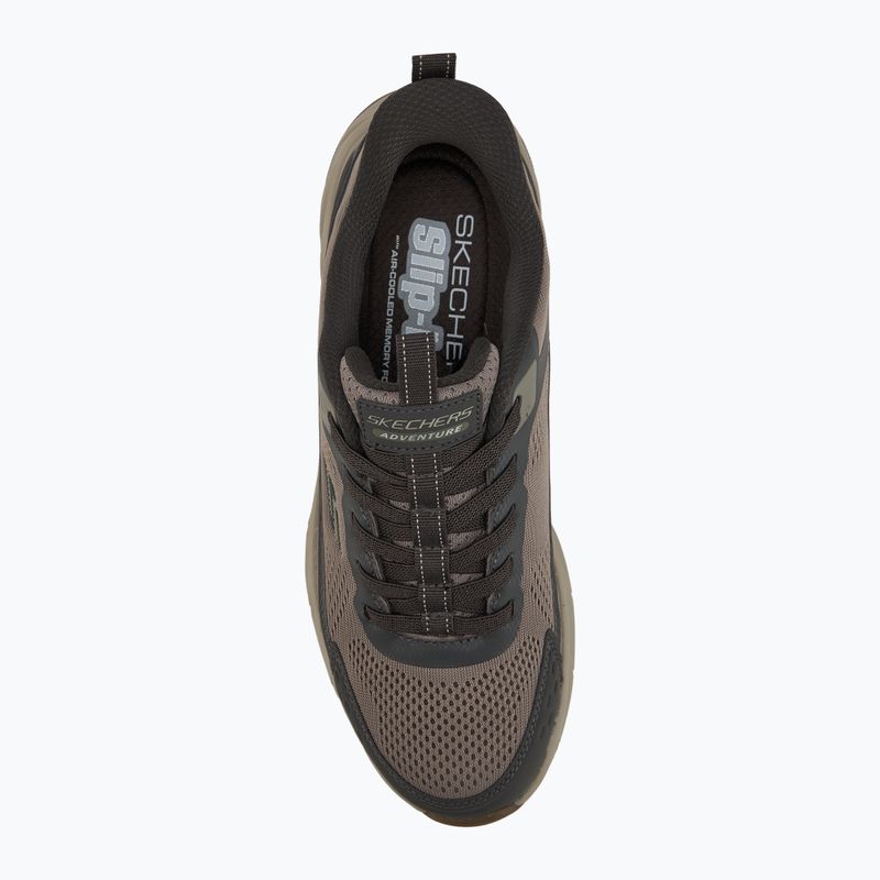 SKECHERS Hillcrest 2.0 férfi cipő sötét taupe 5
