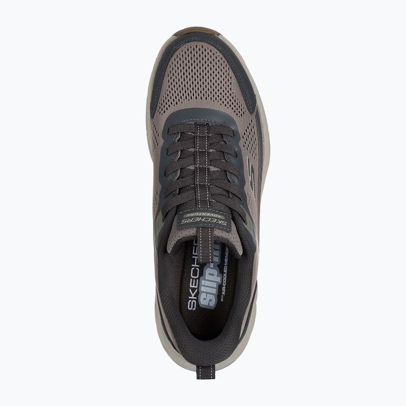 SKECHERS Hillcrest 2.0 férfi cipő sötét taupe 6