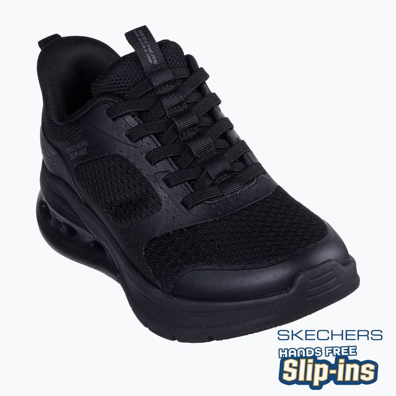SKECHERS női cipő Bobs Arc Waves 2.0 Now On fekete