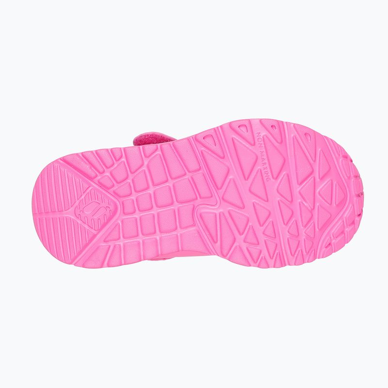 Gyerekcipők SKECHERS Uno Lite Love Levitate hot pink/többszínű 4