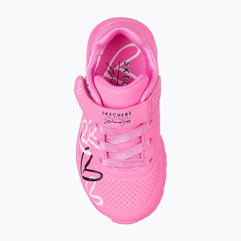 Gyerekcipők SKECHERS Uno Lite Love Levitate hot pink/többszínű 5