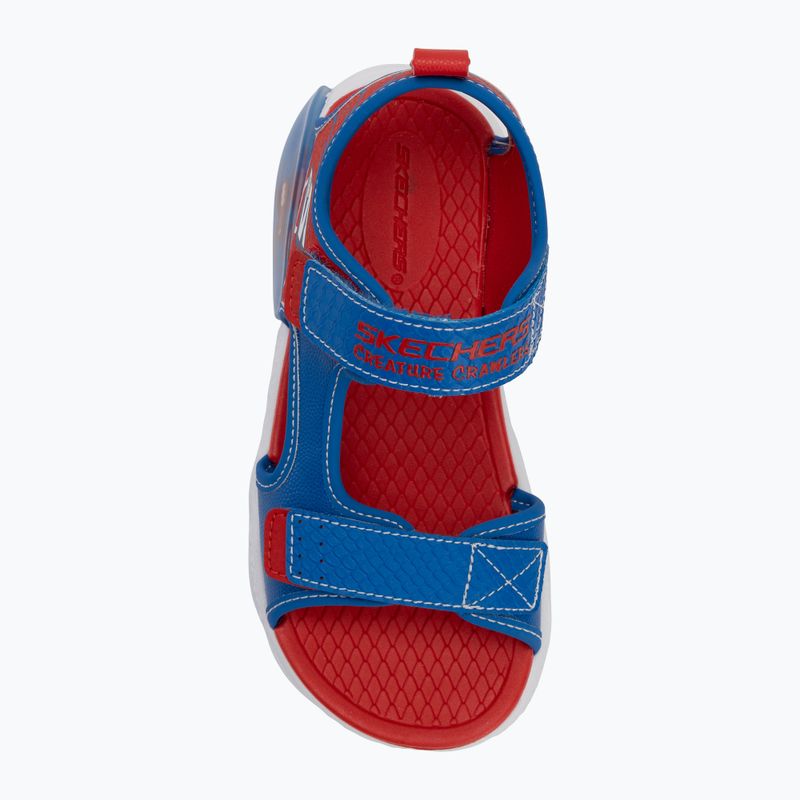 SKECHERS Creature Splash kék/piros gyermek szandálok 5