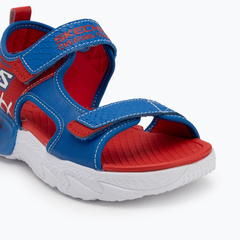 SKECHERS Creature Splash kék/piros gyermek szandálok 7