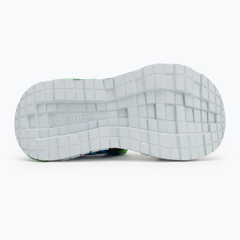 SKECHERS Mega Splash gyermek szandál fekete/kék/lila/lime 4