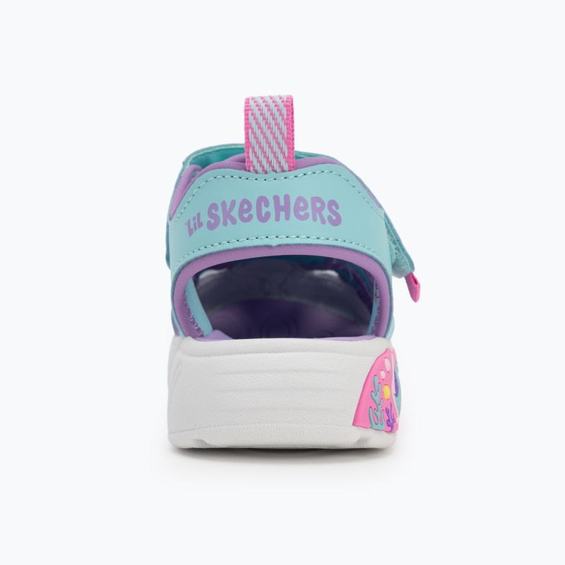SKECHERS gyermek szandál Play Scene Splash Cute Crew türkiz/lilaszínű szandál 6
