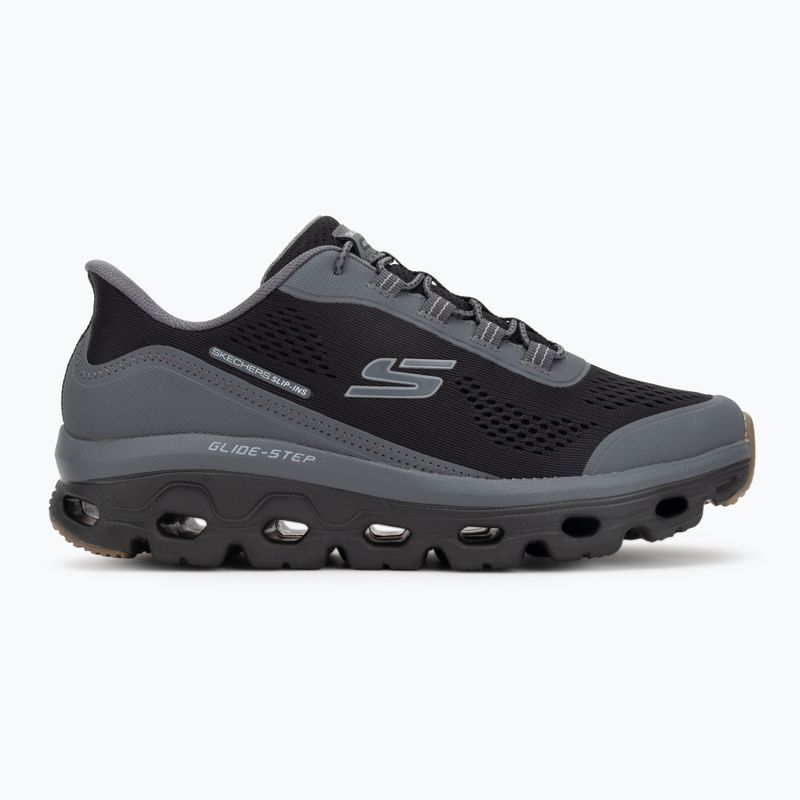 Férfi cipők SKECHERS Glide-Step Sole Glover Peak fekete/szénszürke 2