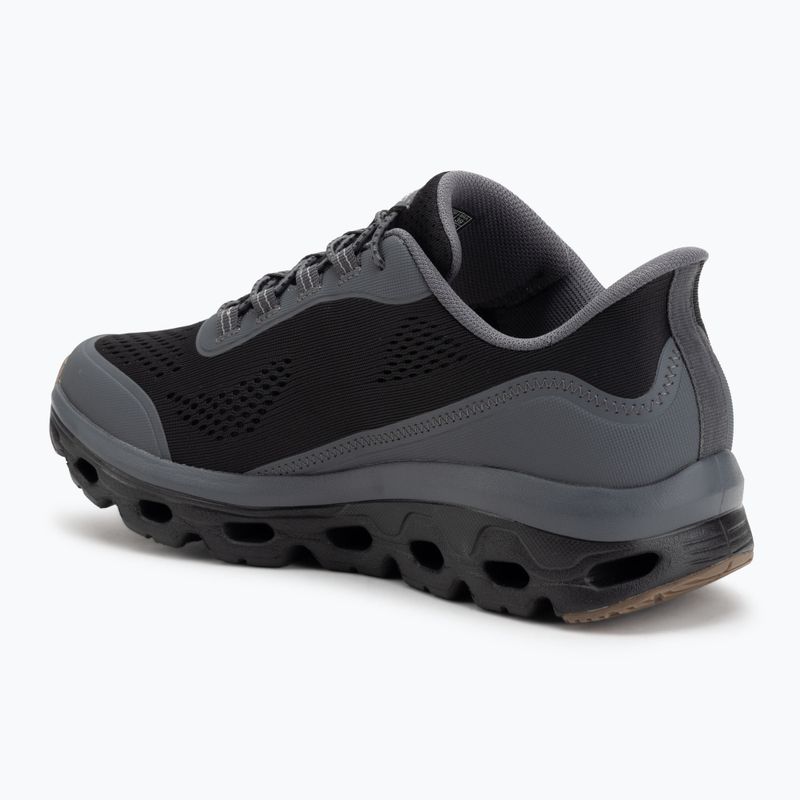 Férfi cipők SKECHERS Glide-Step Sole Glover Peak fekete/szénszürke 3