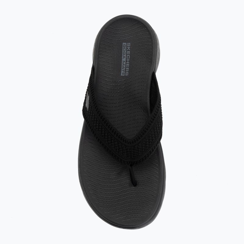 Női flip-flop papucsok SKECHERS Go Walk Flex Holly black 5
