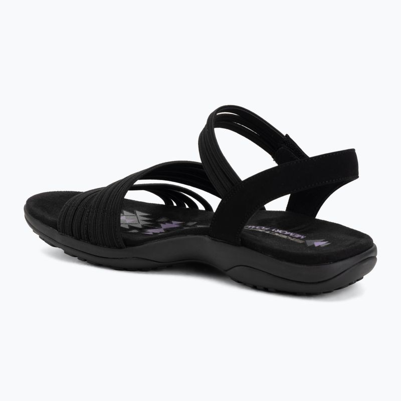 Női szandálok SKECHERS Reggae Slim Coffee Run black 3