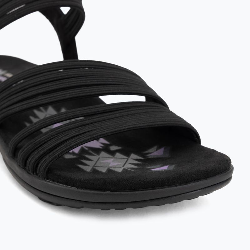 Női szandálok SKECHERS Reggae Slim Coffee Run black 7