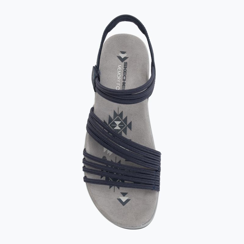 Női szandálok SKECHERS Reggae Slim Coffee Run blue 5