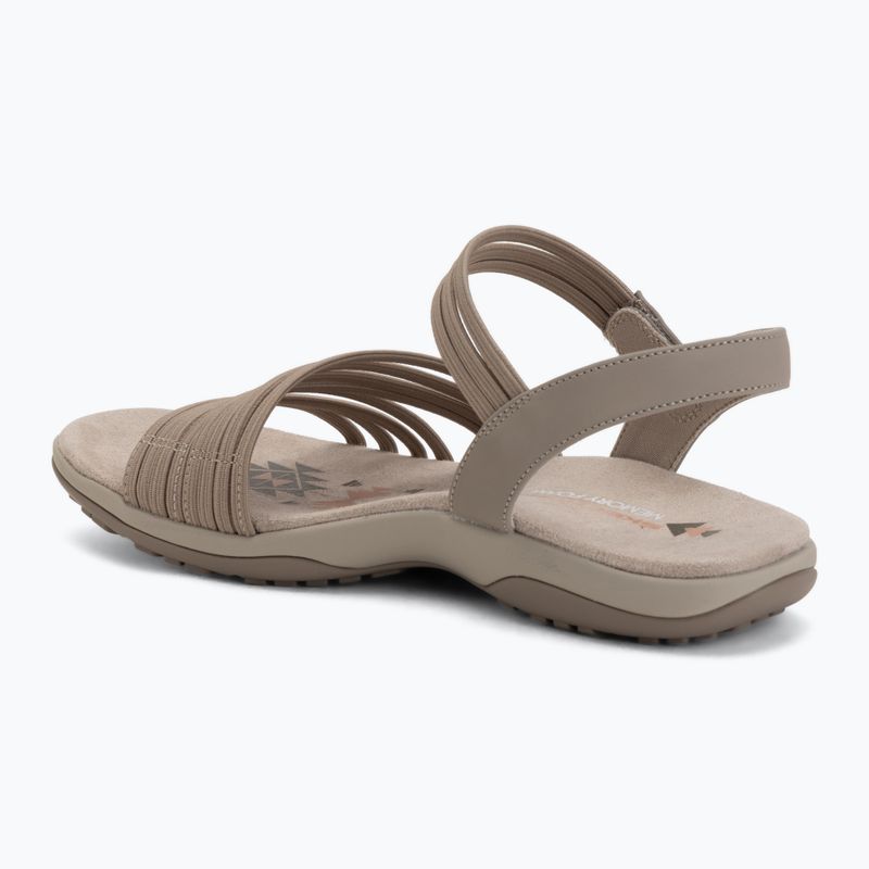 Női szandálok SKECHERS Reggae Slim Coffee Run gray 3