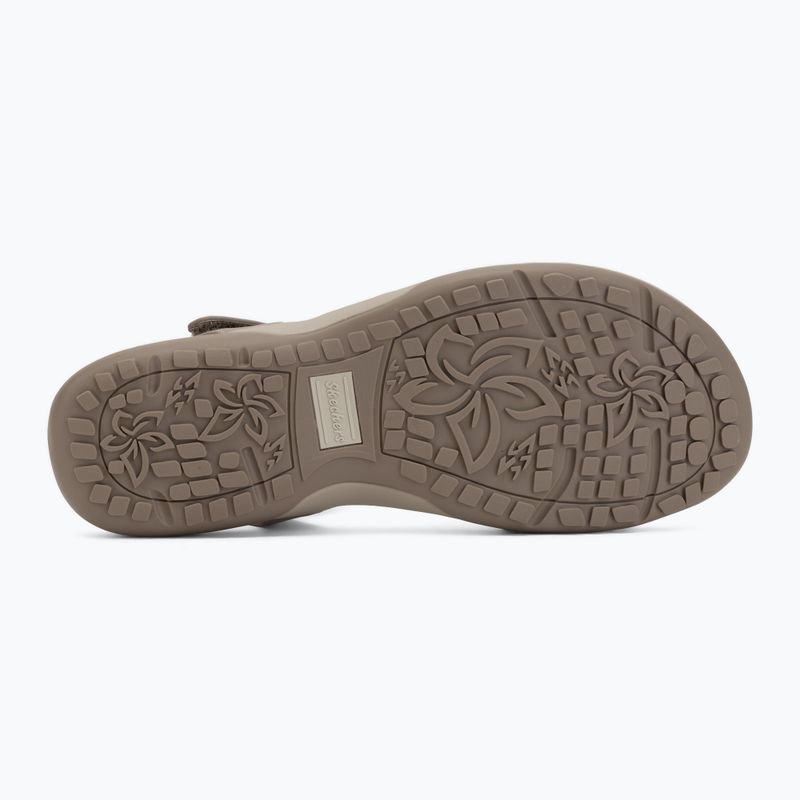 Női szandálok SKECHERS Reggae Slim Coffee Run gray 4