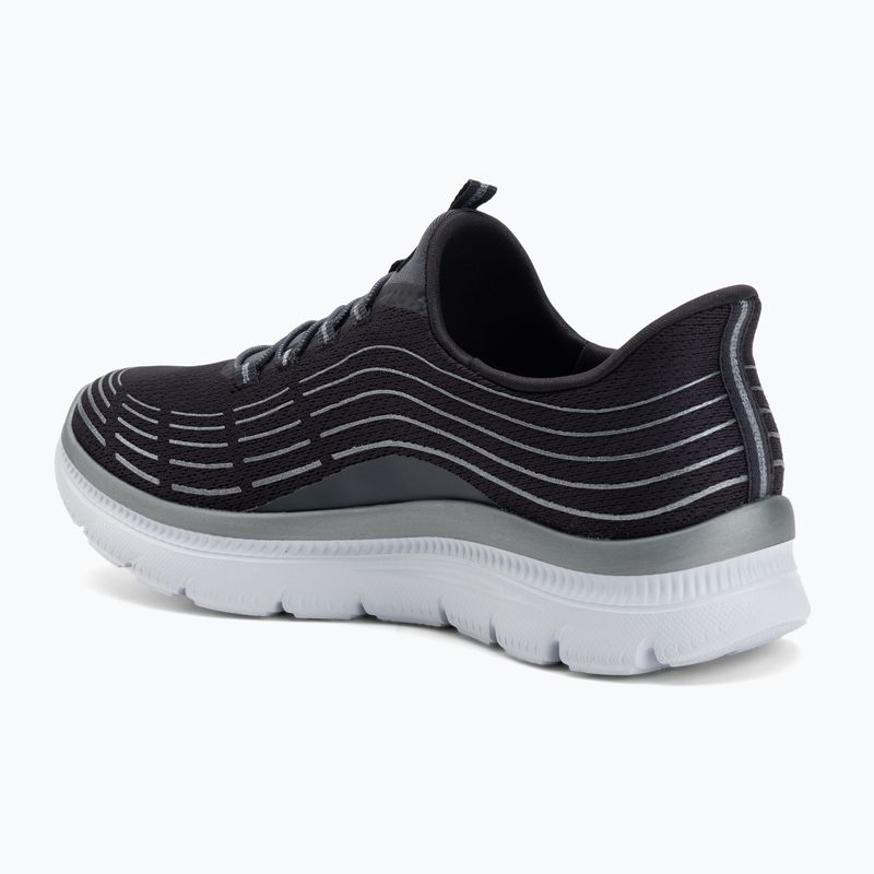 Női SKECHERS Summits Plus Soft Luster szénszürke/ezüst 3