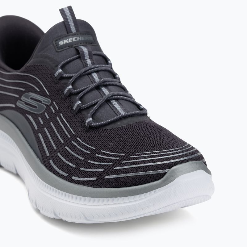 Női SKECHERS Summits Plus Soft Luster szénszürke/ezüst 7