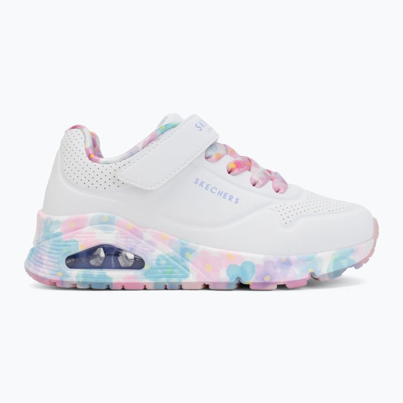 Gyerekcipő SKECHERS Uno Gen1 Fresh Blooms white 2