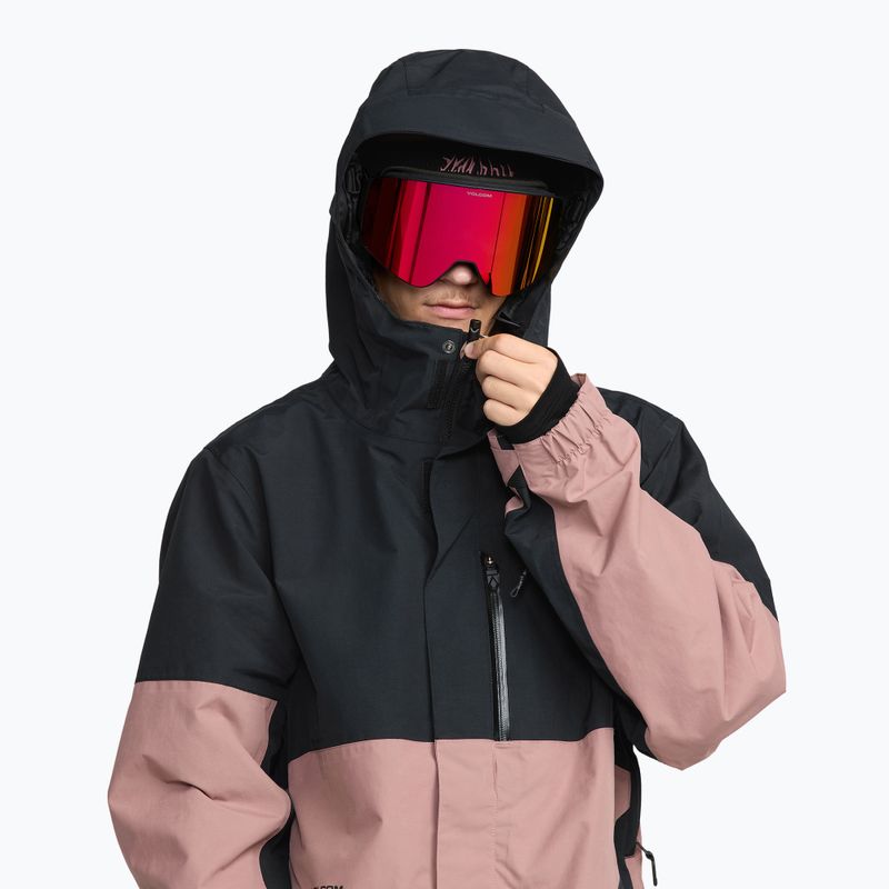 Férfi snowboarddzseki Volcom L Insulated GTX mauve 5