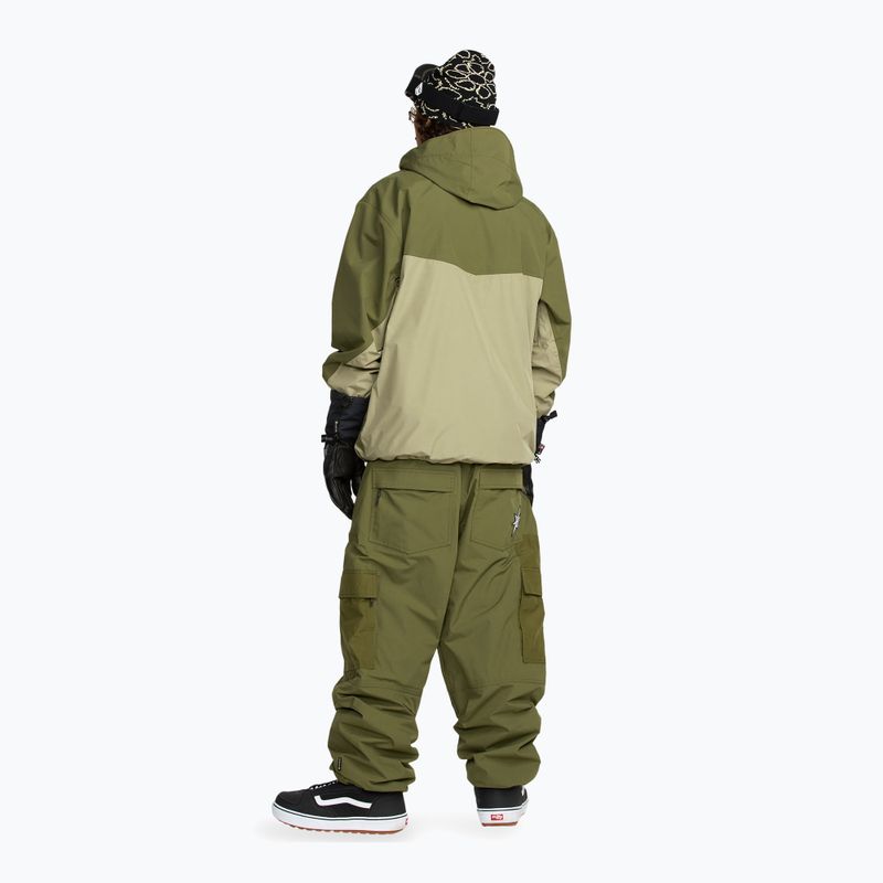 Férfi snowboarddzseki Volcom Longo GTX dark olive 4