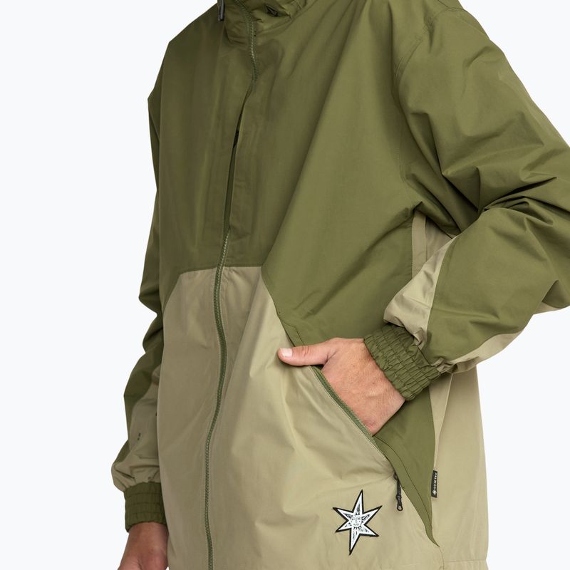 Férfi snowboarddzseki Volcom Longo GTX dark olive 8