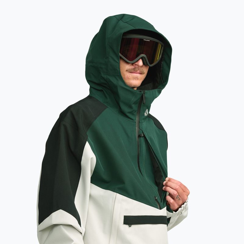 Férfi snowboarddzseki Volcom Brighton Pullover stone 6