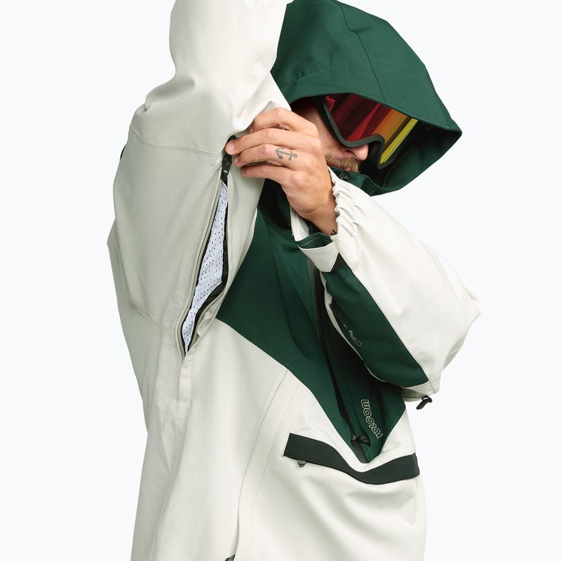 Férfi snowboarddzseki Volcom Brighton Pullover stone 10