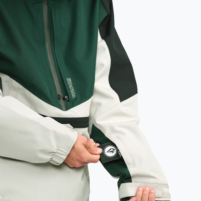 Férfi snowboarddzseki Volcom Brighton Pullover stone 11