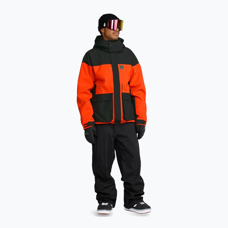 Férfi snowboard dzseki Volcom Kleveland Orange Shock 2