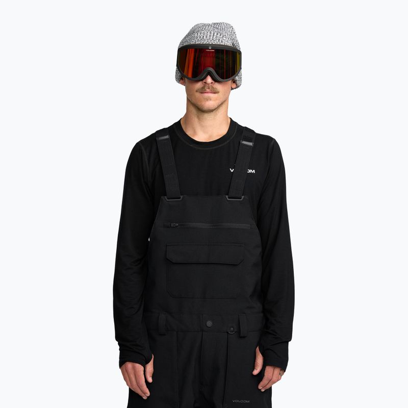 Férfi snowboardnadrág Volcom Roan Bib Overall black 6