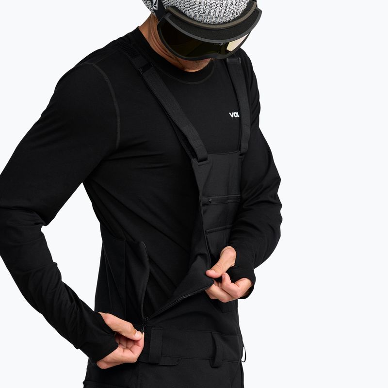 Férfi snowboardnadrág Volcom Roan Bib Overall black 8