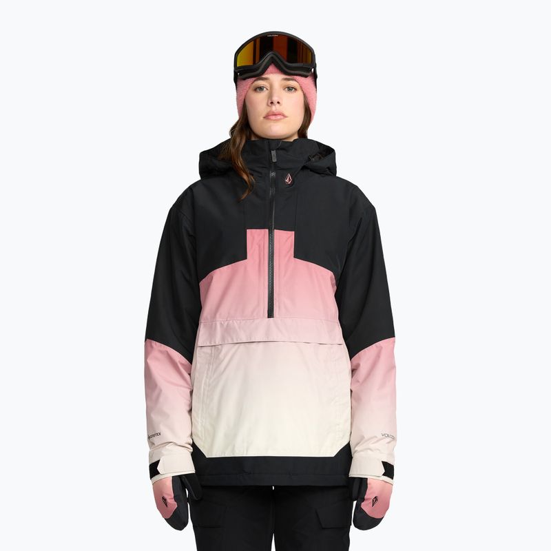 Női snowboarddzseki Volcom Fern Insulated Gore Pullover Mesa Rose