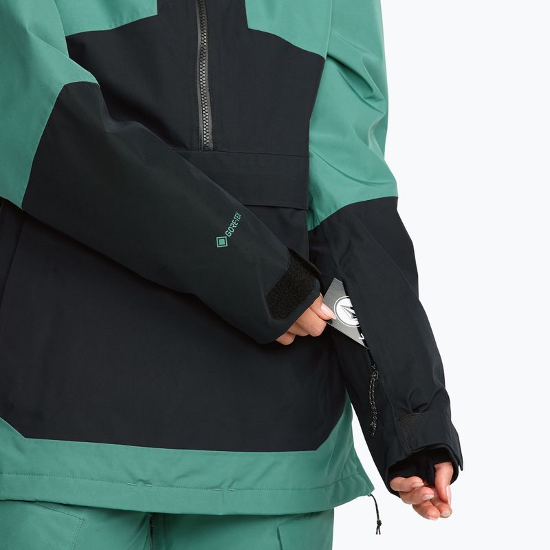 Női snowboarddzseki Volcom Fern Insulated Gore Pullover spruce green 8