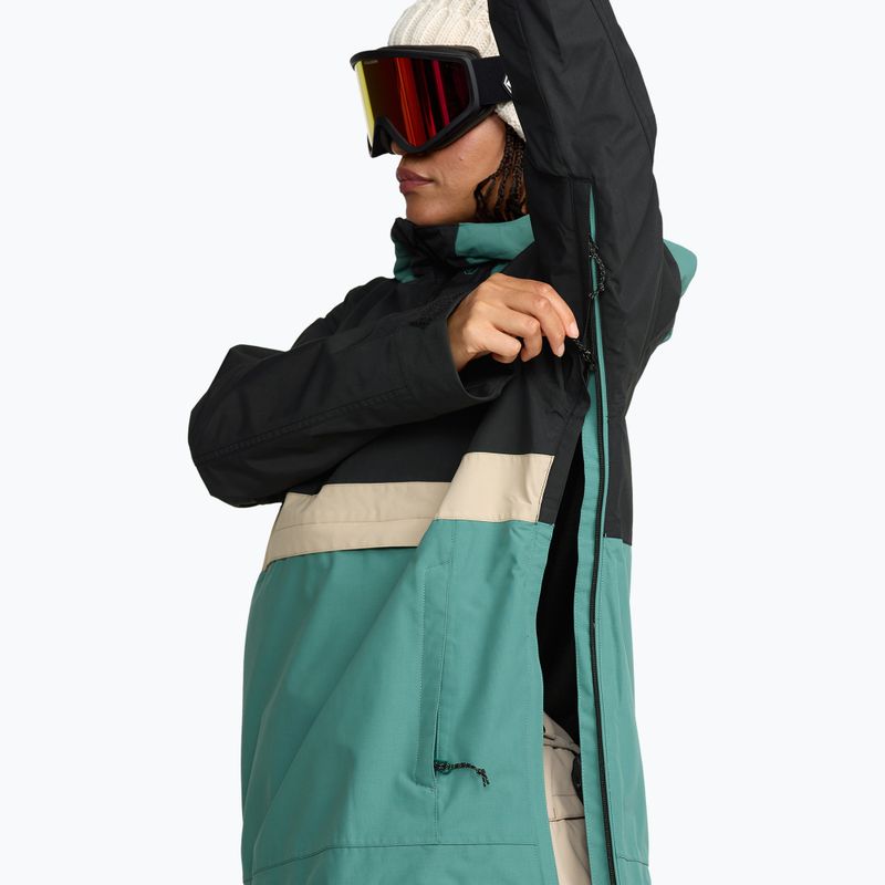 Női snowboarddzseki Volcom Harlan Pullover spruce green 8