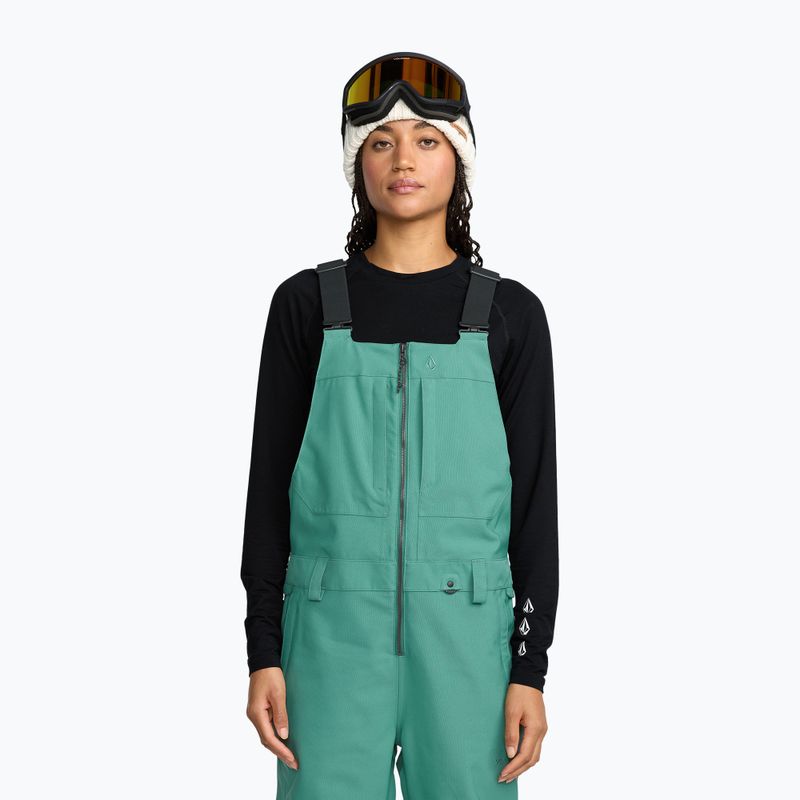 Női sínadrág Volcom Swift Bib Overall spruce green 6