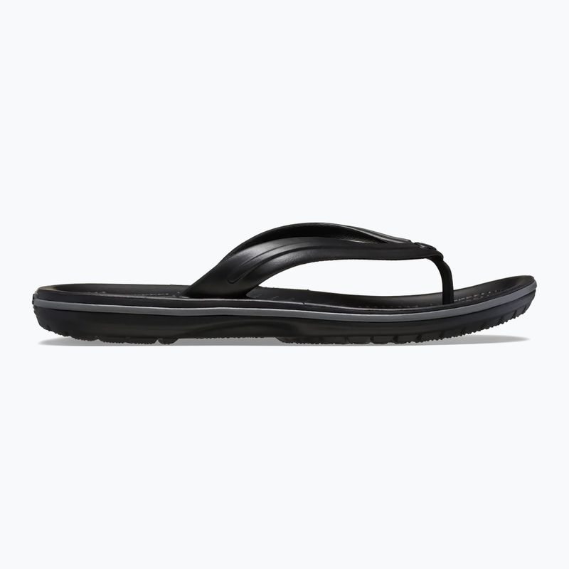 Crocs Crocband Flip szandál fekete/lapos szürke